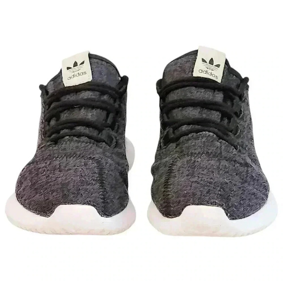 Adidas Originals Tubular 6.5 Black Grey Knit Sneakers - Picture 3 of 16